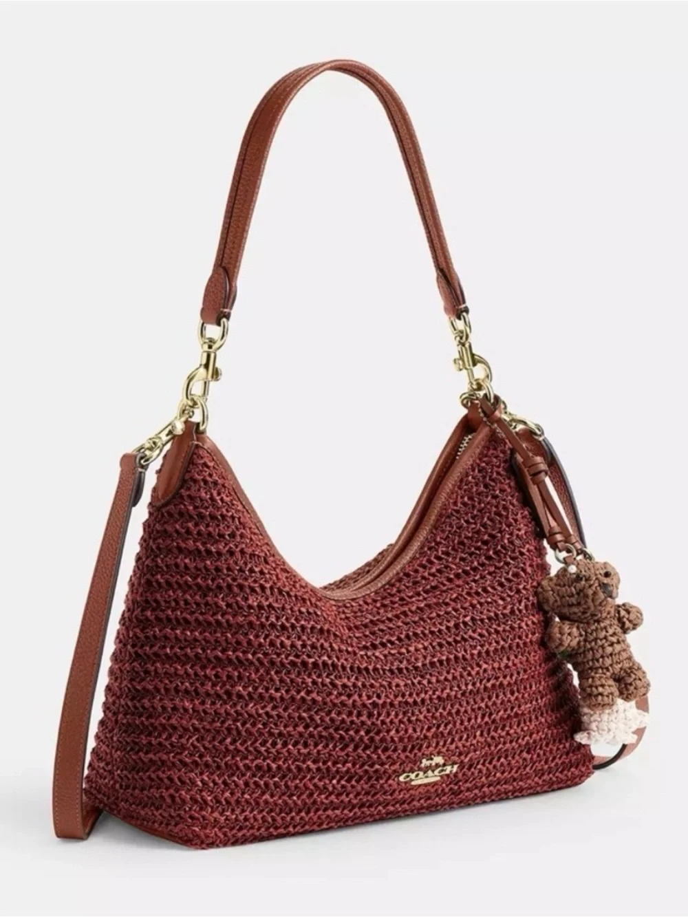 New COACH Laurel Shoulder Bag With Charms